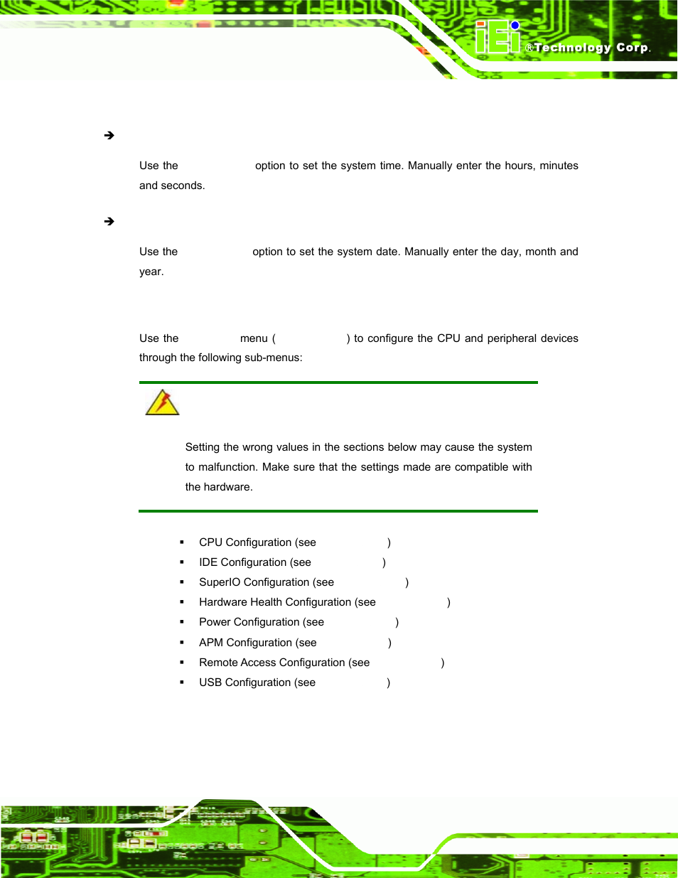 3 advanced, Dvanced | IEI Integration AFL-15A-N270 v2.20 User Manual | Page 73 / 158