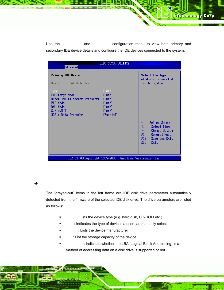 1 ide master, ide slave | IEI Integration AFL-15A-N270 v2.20 User Manual | Page 77 / 158