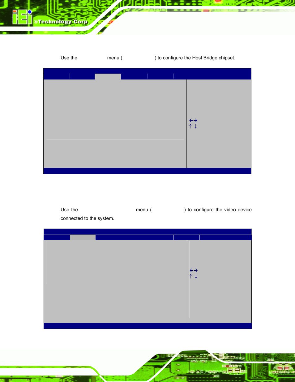 1 host bridge configuration, 1 intel igd configuration | IEI Integration AFL-ххA-N26 User Manual | Page 88 / 152