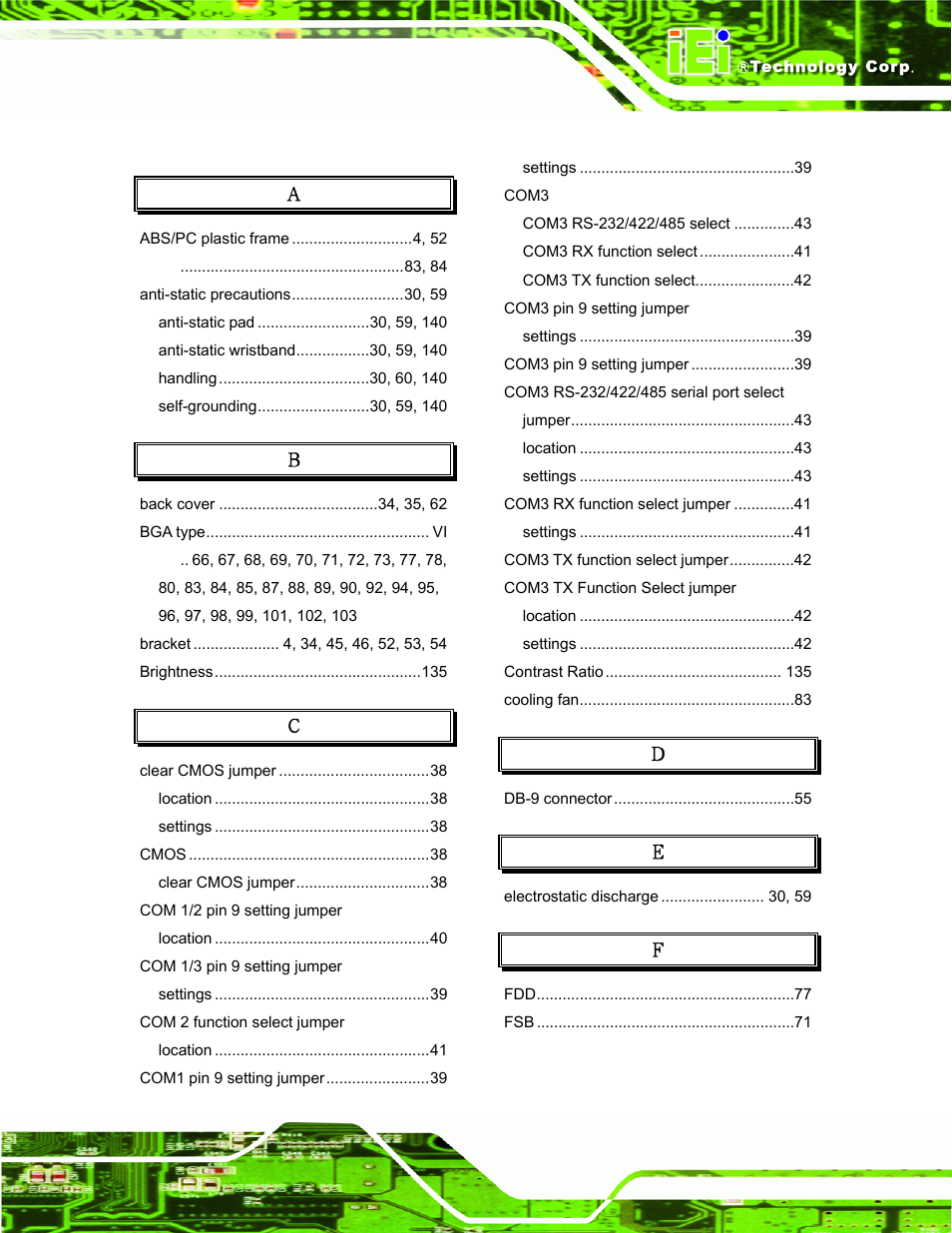 IEI Integration AFL-xxA-N270-Series v2.00 User Manual | Page 170 / 171