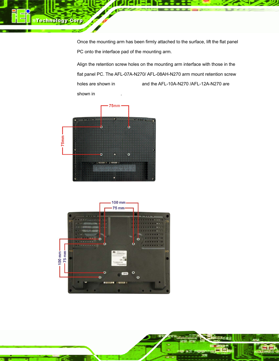 IEI Integration AFL-xxA-N270-Series v2.30 User Manual | Page 64 / 182
