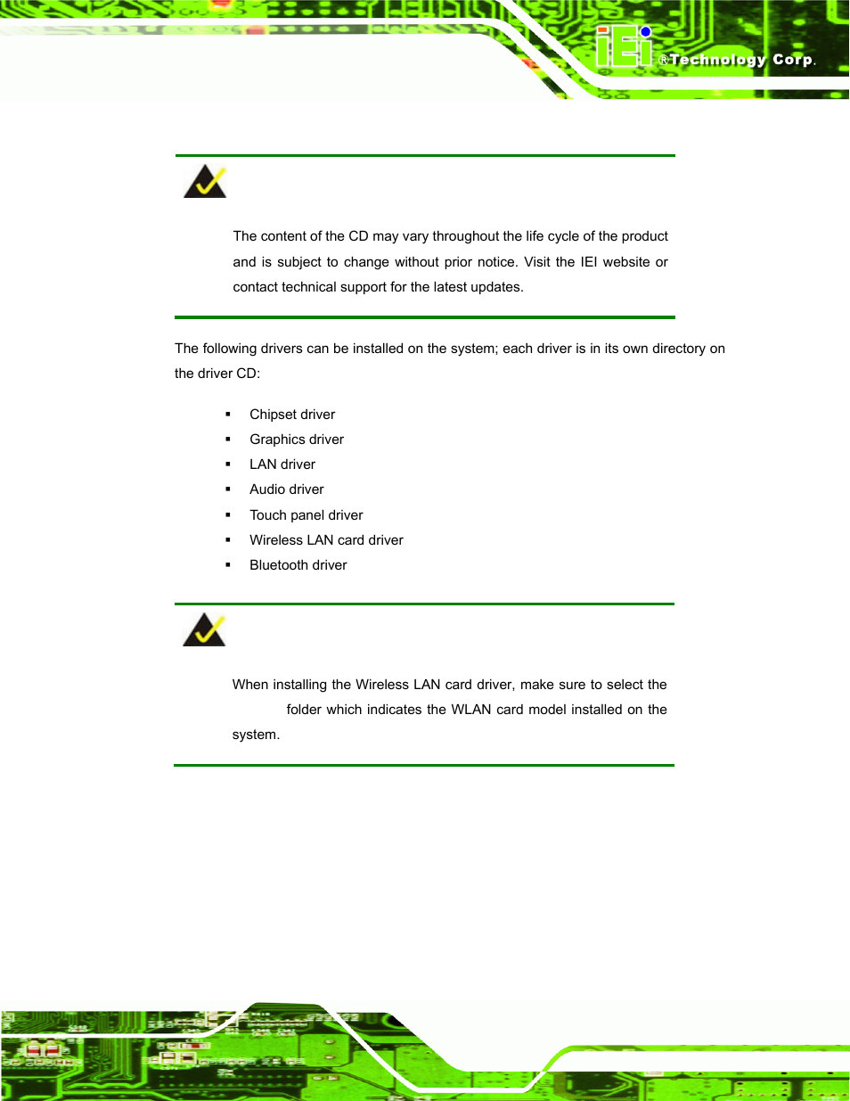 9 driver installation, River, Nstallation | IEI Integration AFL-W10A-N270 v3.10 User Manual | Page 51 / 158