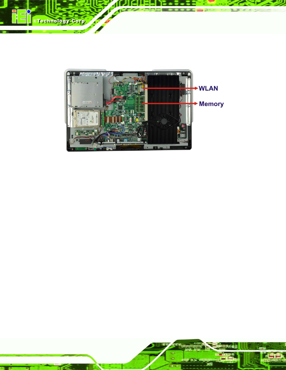 5 replacing components, 1 memory module replacement, Eplacing | Omponents, Figure 6-3: internal components | IEI Integration AFL2-W21-H61 User Manual | Page 129 / 262