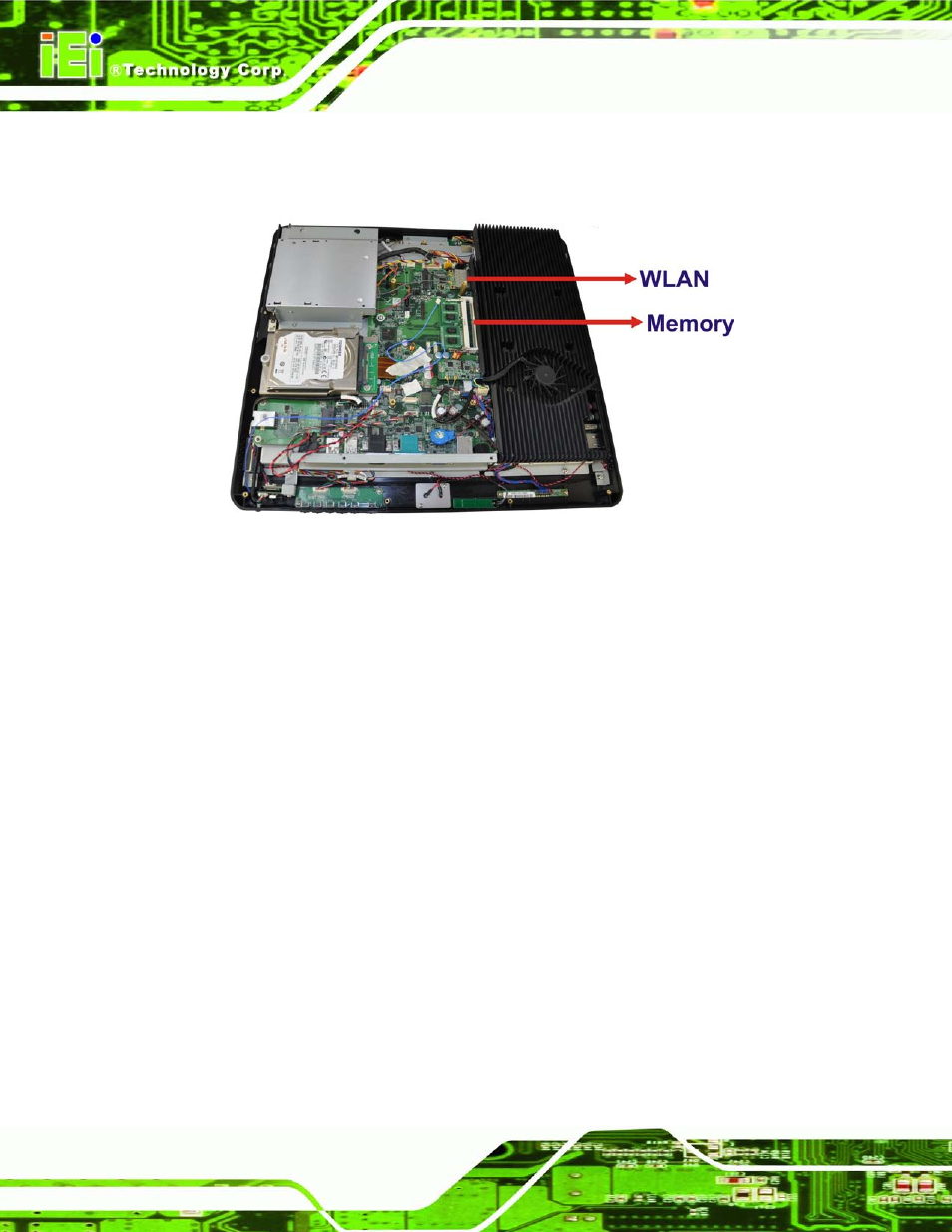5 replacing components, 1 memory module replacement, Eplacing | Omponents, Figure 7-3: internal components | IEI Integration AFL2-17A-H61 v1.02 User Manual | Page 127 / 266