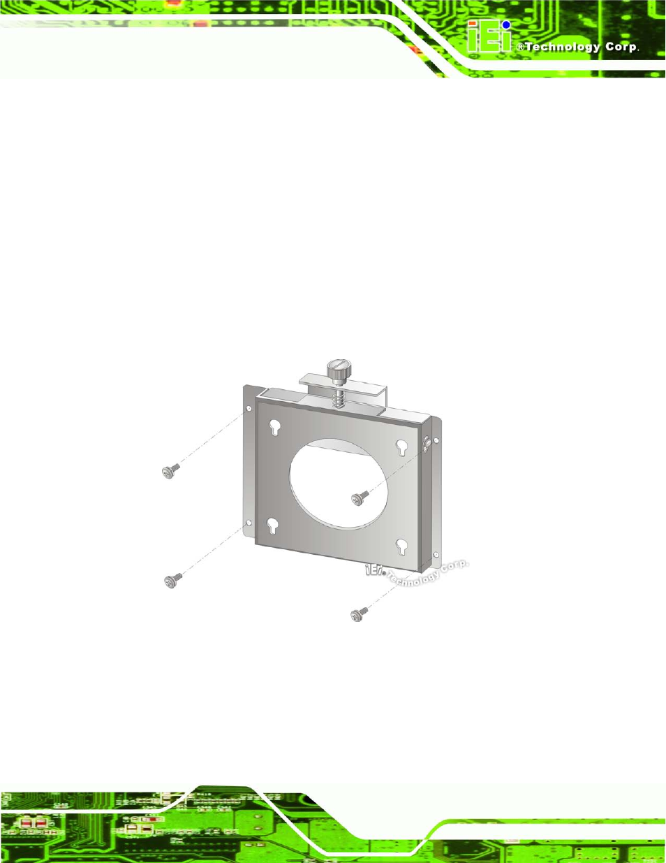 1 wall mounting, Figure 5-16: wall-mounting bracket | IEI Integration AFL2-17A-H61 v1.02 User Manual | Page 70 / 266