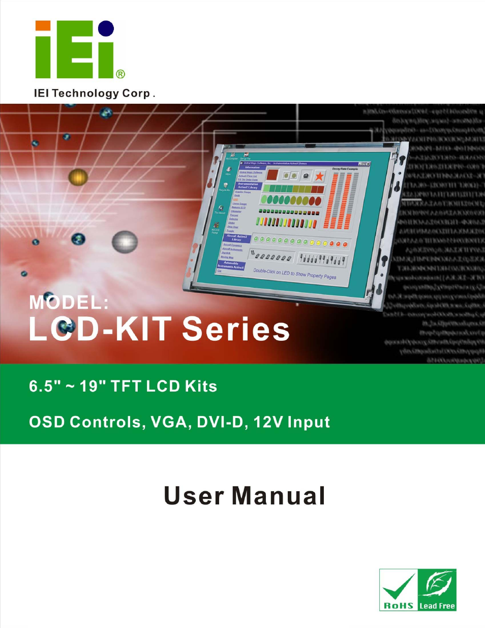 IEI Integration LCD-KIT Series v2.00 User Manual | 90 pages