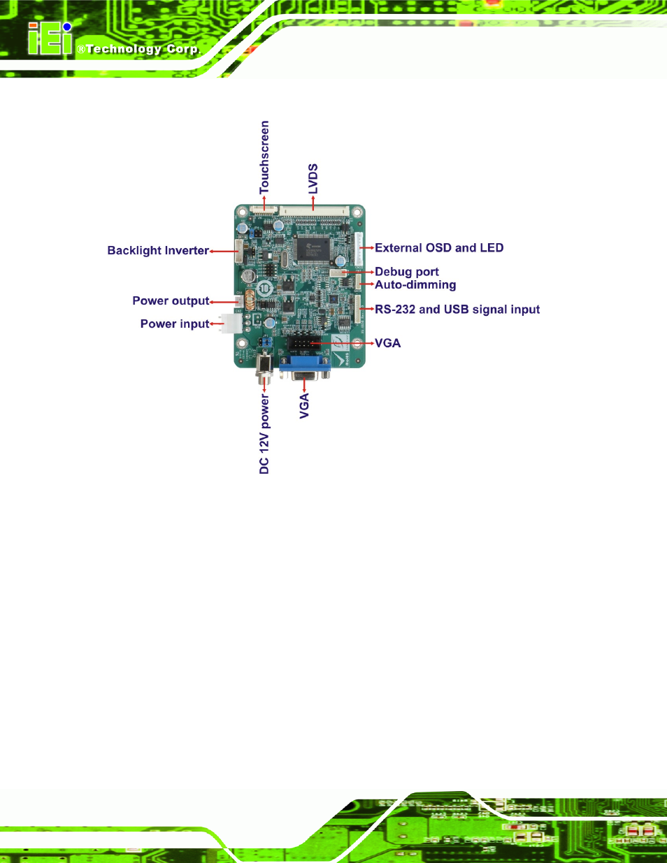 3 av-6650 ad board overview, Av-6650, Oard | Verview, Figure 4-2: av-6650 ad board overview | IEI Integration LCD-KIT Series v2.00 User Manual | Page 46 / 90