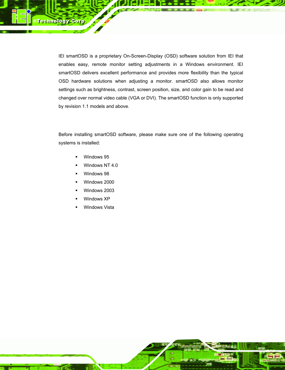 C.1 iei smartosd quick installation guide, C.2 pre-installation notice, Smart | Uick, Nstallation, Uide, Installation, Otice | IEI Integration LCD-KIT Series v2.00 User Manual | Page 72 / 90