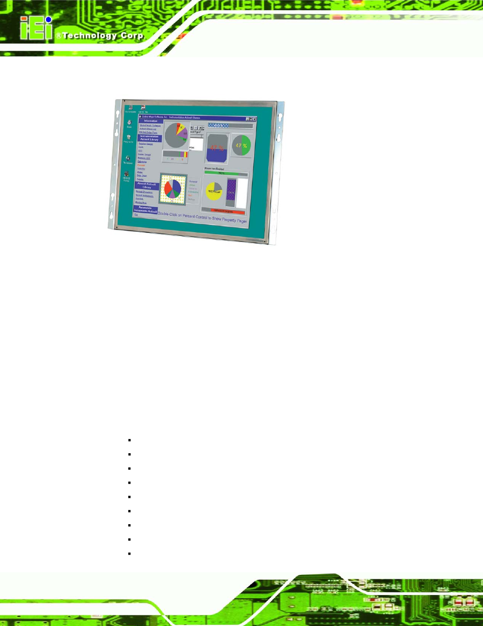 1 lcd-kit series lcd monitor overview, 2 features, Lcd-kit | Eries, Onitor, Verview, Eatures, Figure 1 1: lcd-kit series, 1 lcd-kit s e rie s lcd mo n ito r ove rvie w, 2 fe a tu re s | IEI Integration LCD-KIT Series v3.00 User Manual | Page 11 / 76