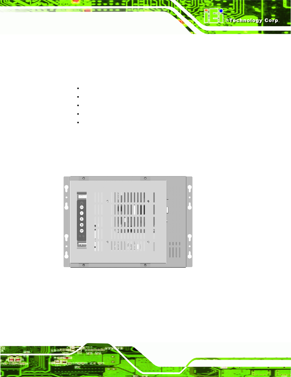 4 srm-kit series rear view, Figure 1-5: srm-kit series rear view | IEI Integration SRM_121_150 v2.02 User Manual | Page 17 / 107