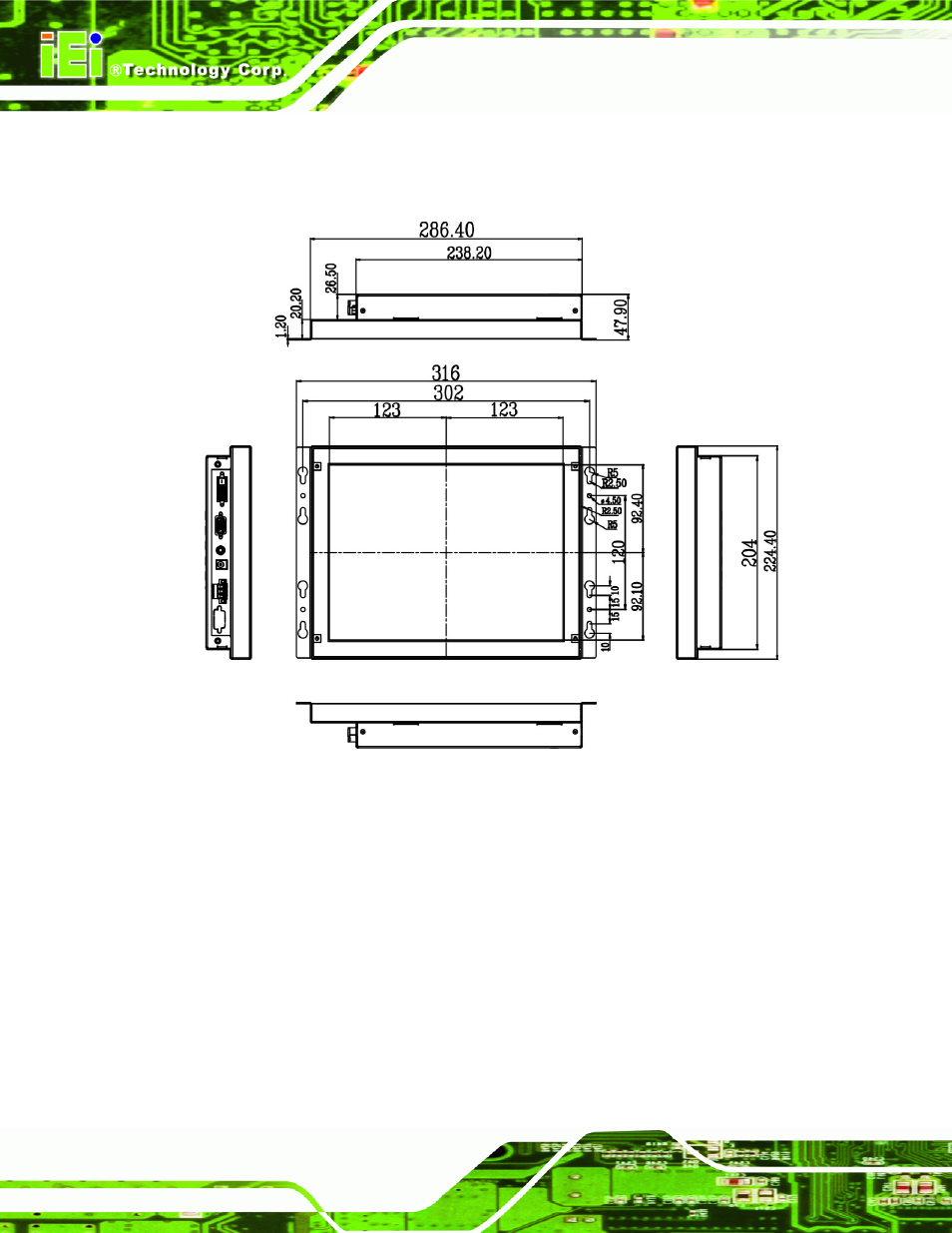 3 srm-kit121 physical dimensions | IEI Integration SRM_121_150 v2.02 User Manual | Page 26 / 107