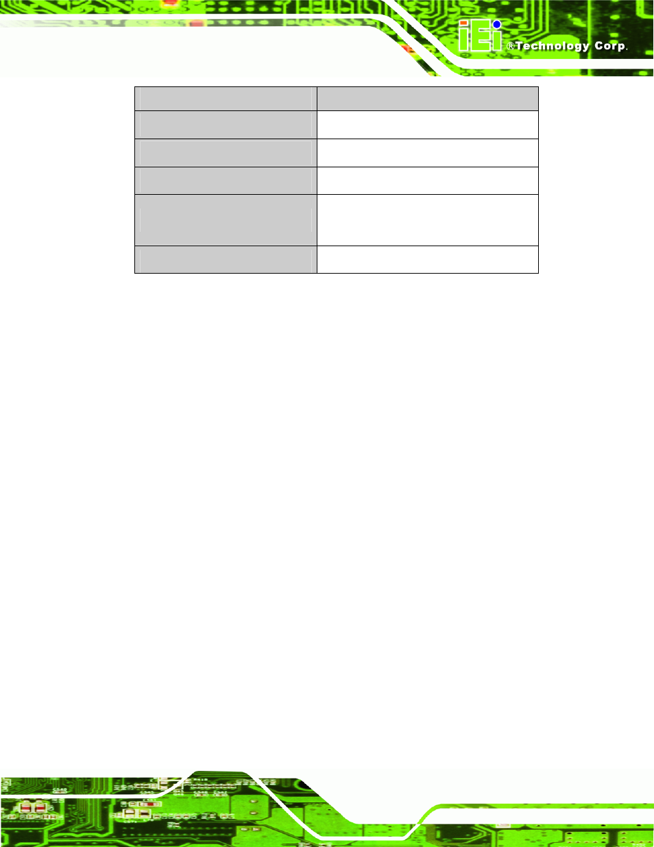 Table 3-3: srm-150 lcd specifications | IEI Integration SRM_121_150 v2.02 User Manual | Page 35 / 107