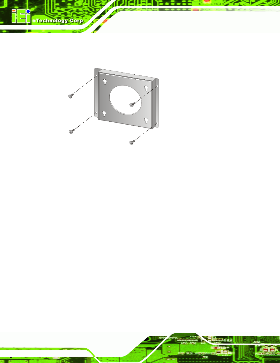 Figure 5-11: wall-mounting bracket | IEI Integration SRM_121_150 v2.02 User Manual | Page 58 / 107