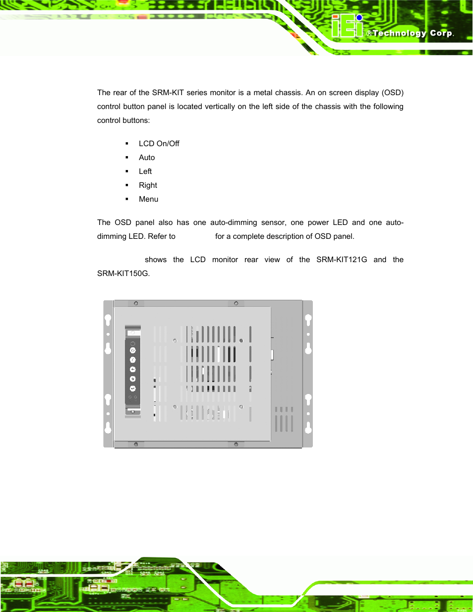 4 srm-kit series rear view, Figure 1-5: srm-kit series rear view | IEI Integration SRM_121_150 v3.00 User Manual | Page 17 / 106