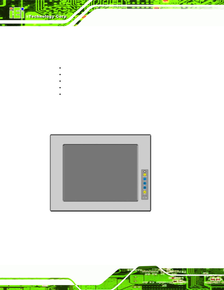 1 front view, Figure 1-2: front view | IEI Integration SRM_121_150 v1.11 User Manual | Page 20 / 120