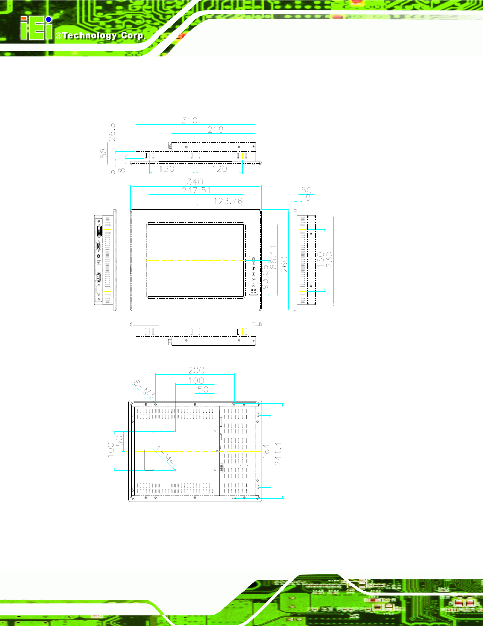 1 srm-121 physical dimensions | IEI Integration SRM_121_150 v1.11 User Manual | Page 30 / 120