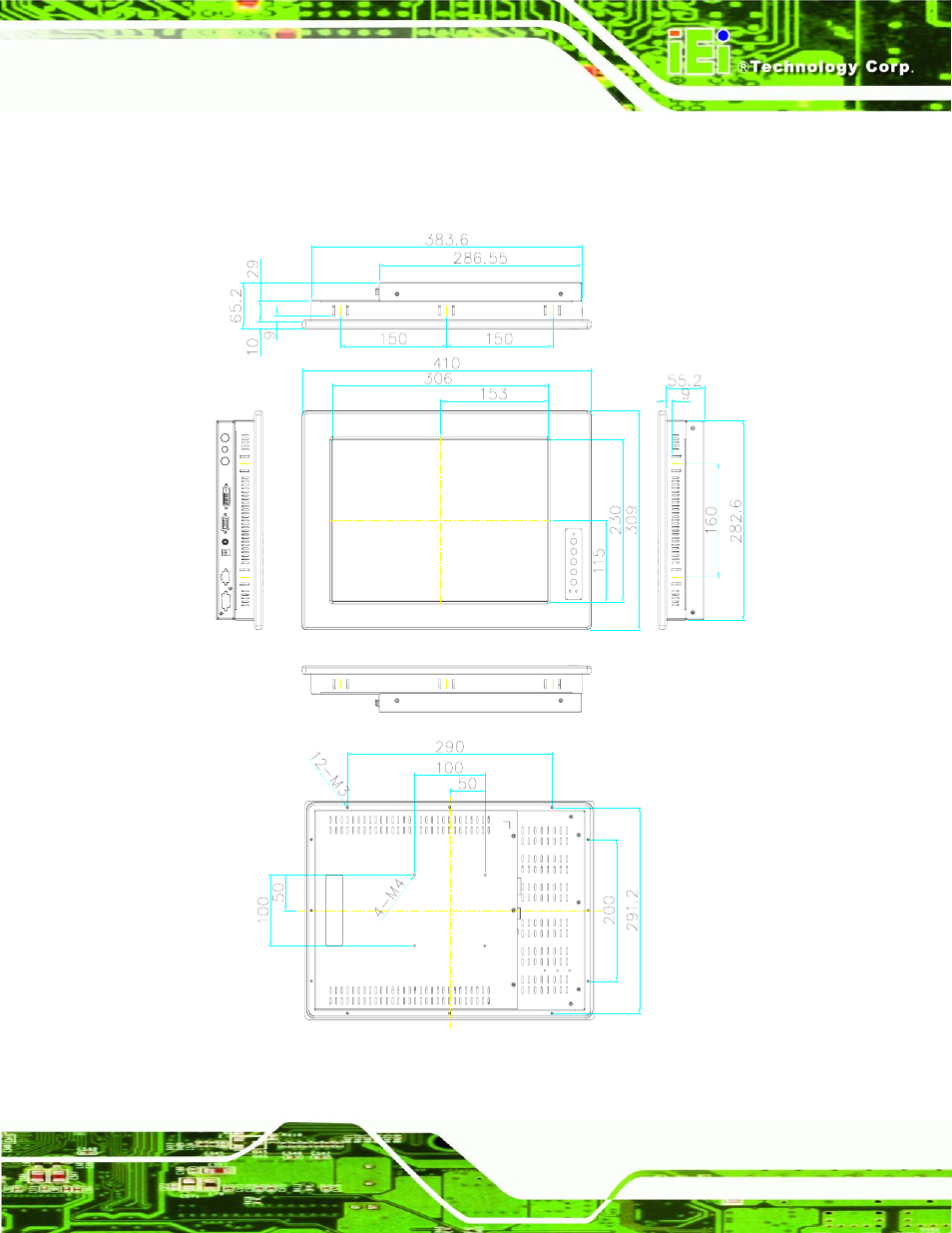 2 srm-150 physical dimensions | IEI Integration SRM_121_150 v1.11 User Manual | Page 31 / 120
