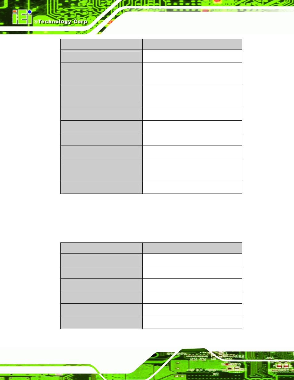 3 srm-121xa/xma lcd specifications, Table 3-1: srm-121 lcd specifications | IEI Integration SRM_121_150 v1.11 User Manual | Page 36 / 120