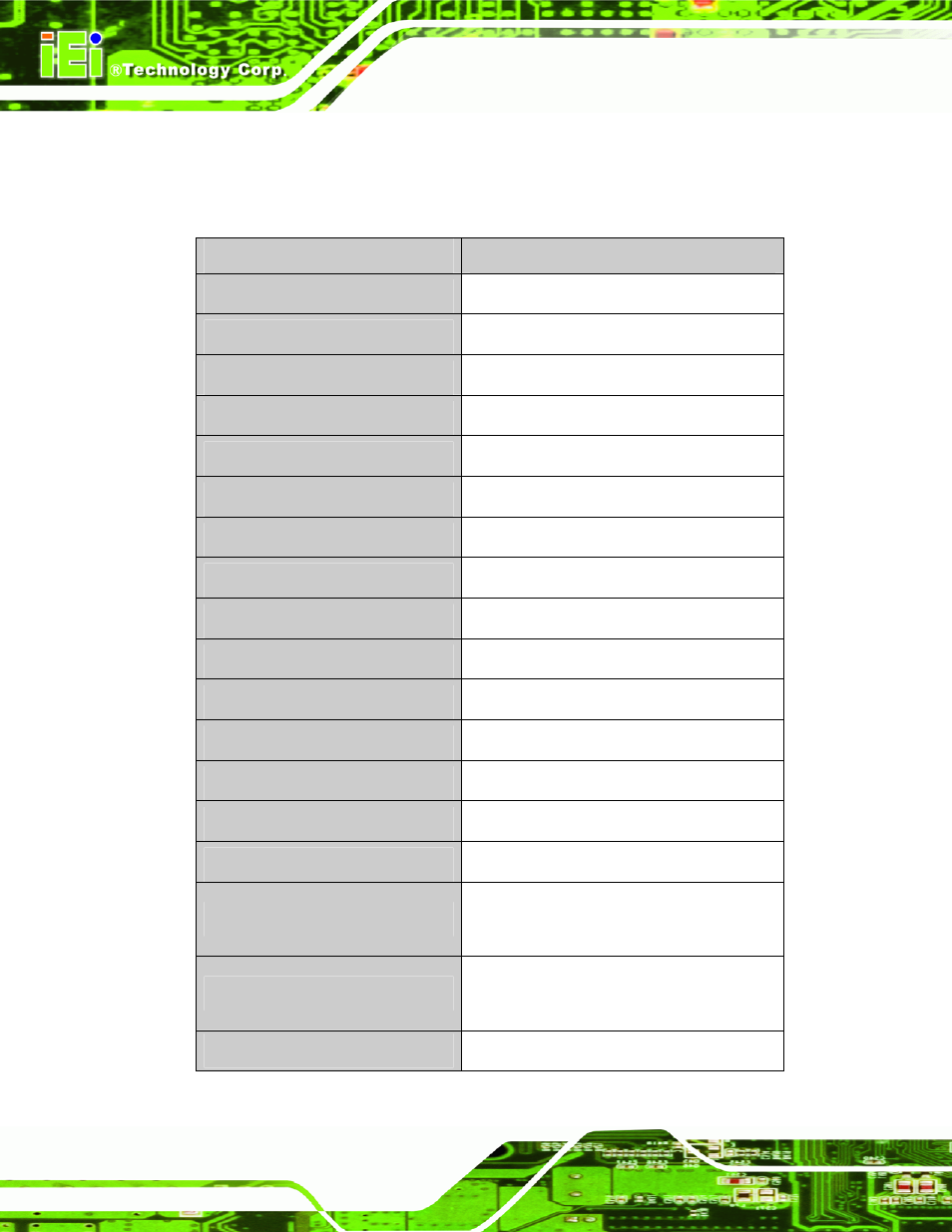 4 srm-150 lcd specifications | IEI Integration SRM_121_150 v1.11 User Manual | Page 38 / 120