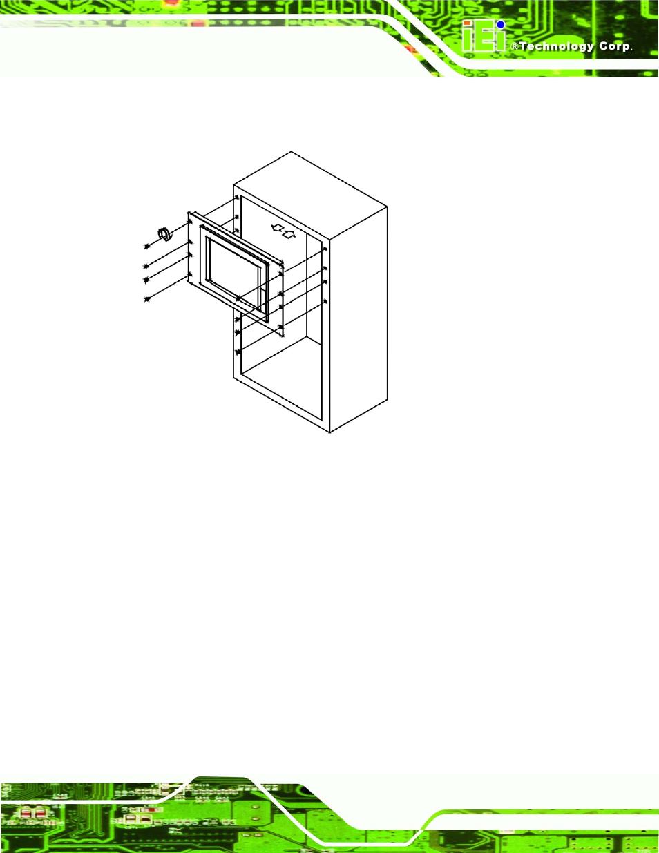 Figure 5-10: install into a cabinet/rack | IEI Integration SRM_121_150 v1.11 User Manual | Page 79 / 120