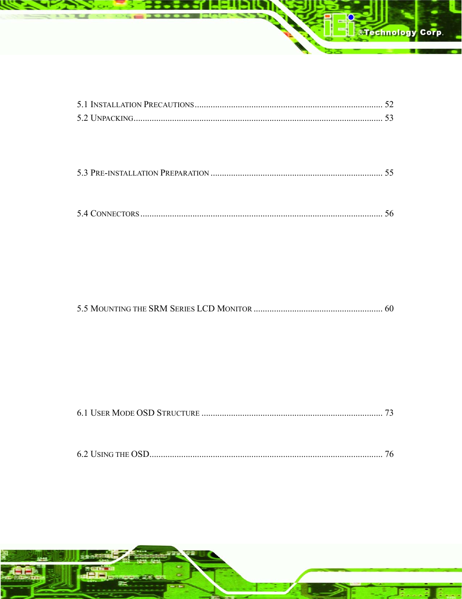 IEI Integration SRM_121_150 v1.11 User Manual | Page 9 / 120