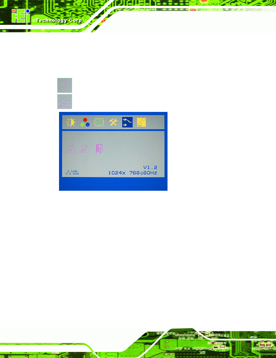 5 signal, Figure 6-6: signal menu | IEI Integration SRM_121_150 v1.11 User Manual | Page 94 / 120