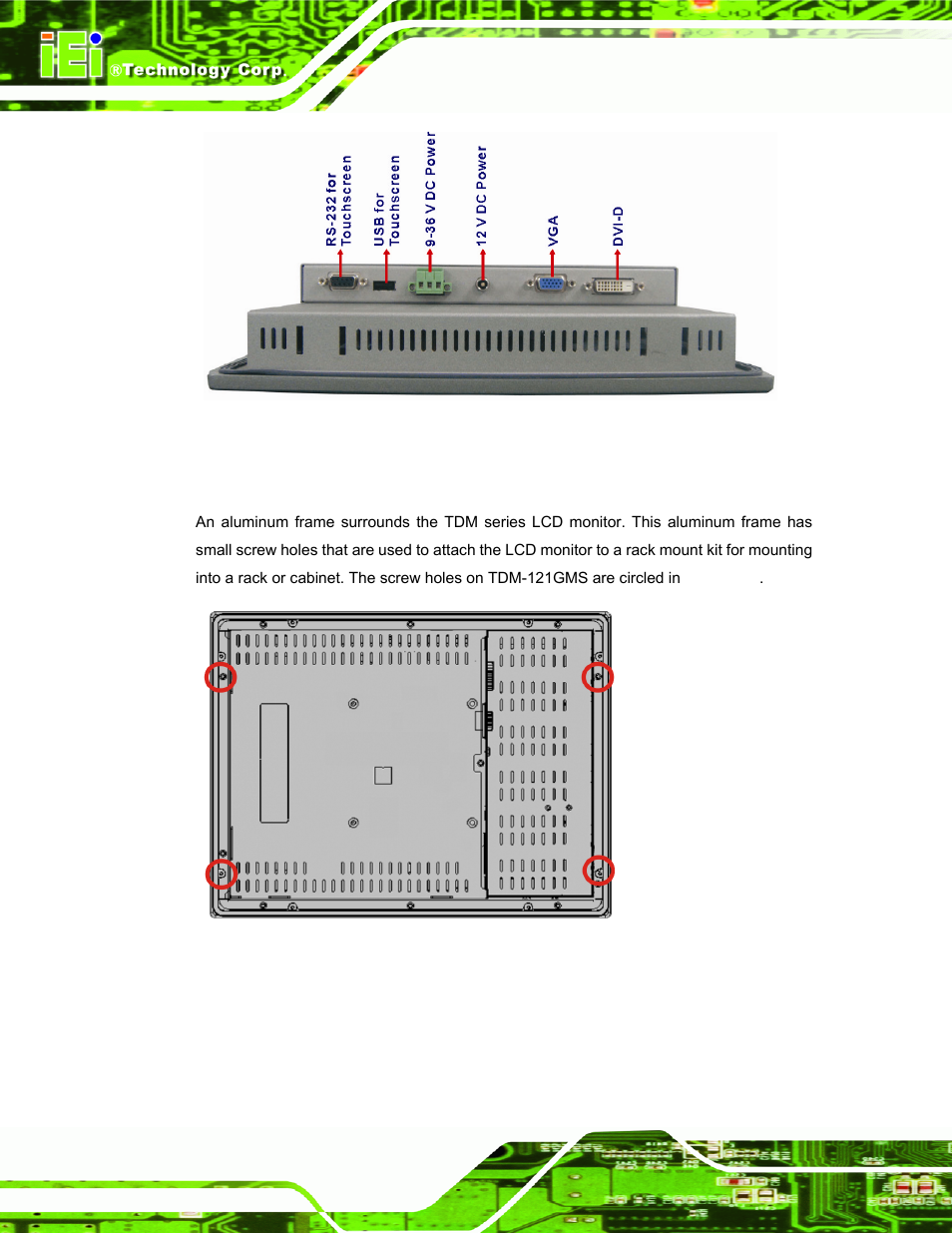 6 frame, Figure 1-5: side view | IEI Integration TDM_Series v2.01 User Manual | Page 22 / 79