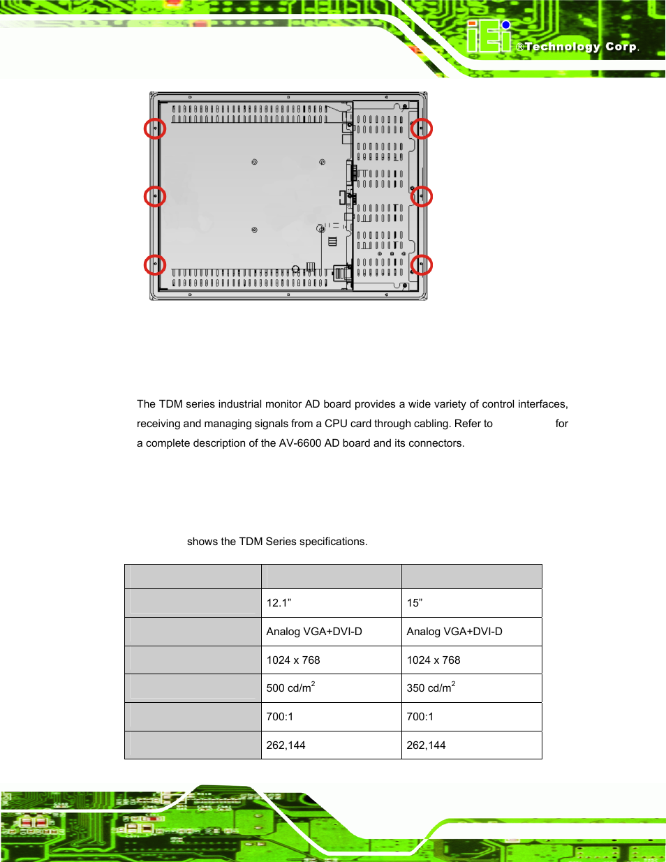 7 internal view, 3 series specifications, Eries | Pecifications | IEI Integration TDM_Series v2.01 User Manual | Page 23 / 79