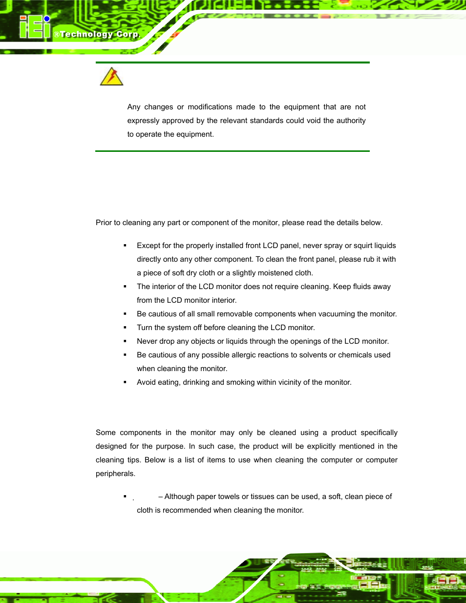 IEI Integration TDM_Series v2.01 User Manual | Page 6 / 79