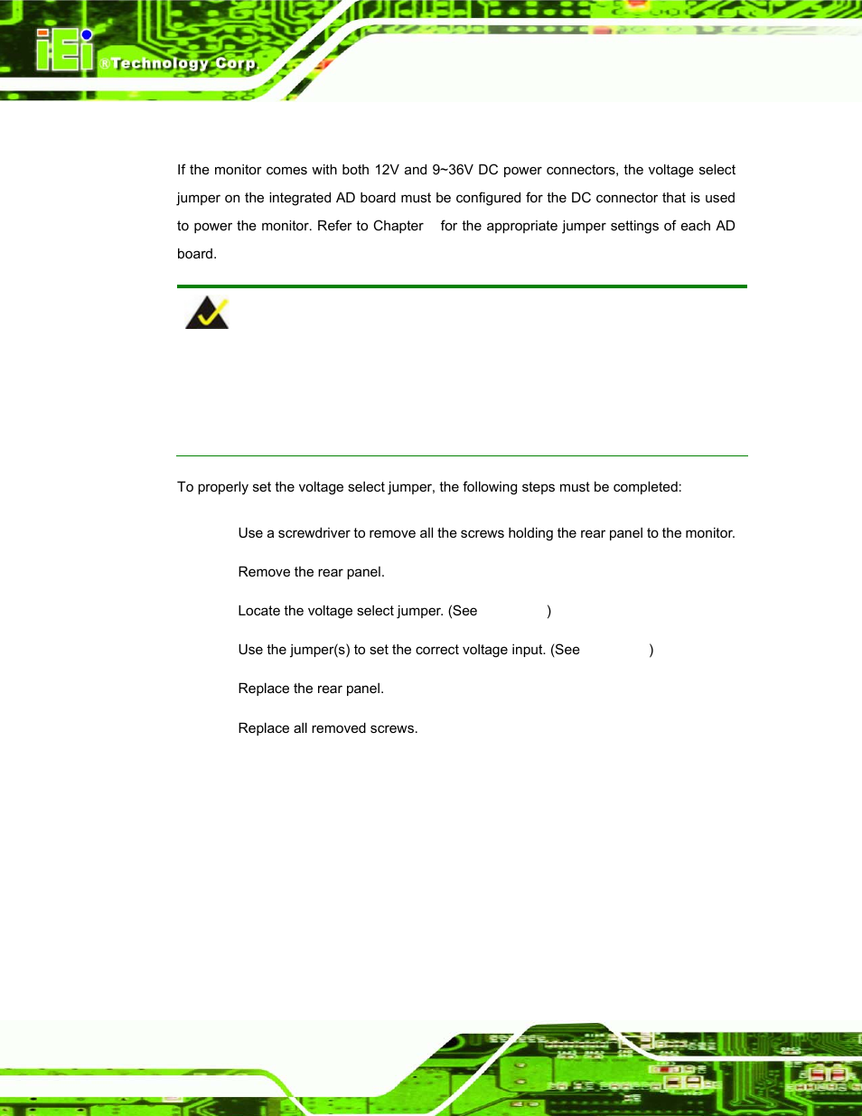 2 voltage select jumper settings | IEI Integration DM_Series v1.14 User Manual | Page 128 / 198