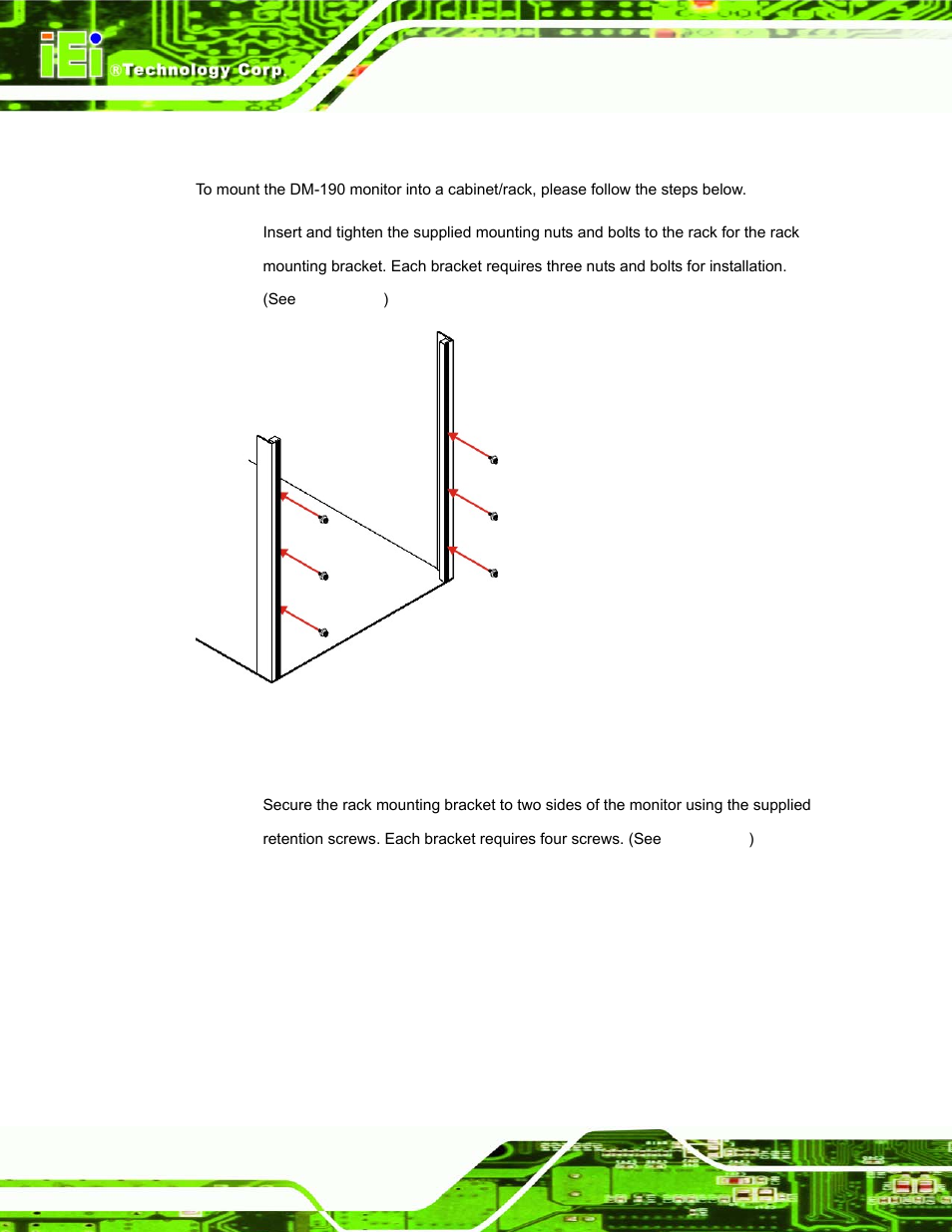 2 dm-190 cabinet and rack installation | IEI Integration DM_Series v1.14 User Manual | Page 140 / 198