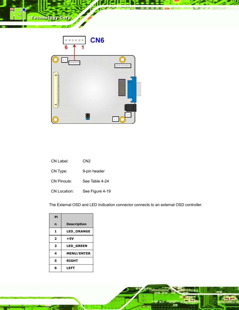 11 external osd and led indication connector, Figure 4-18: backlight inverter connector location, Dm series industrial monitor page 98 | IEI Integration DM_Series v1.14 User Manual | Page 98 / 198