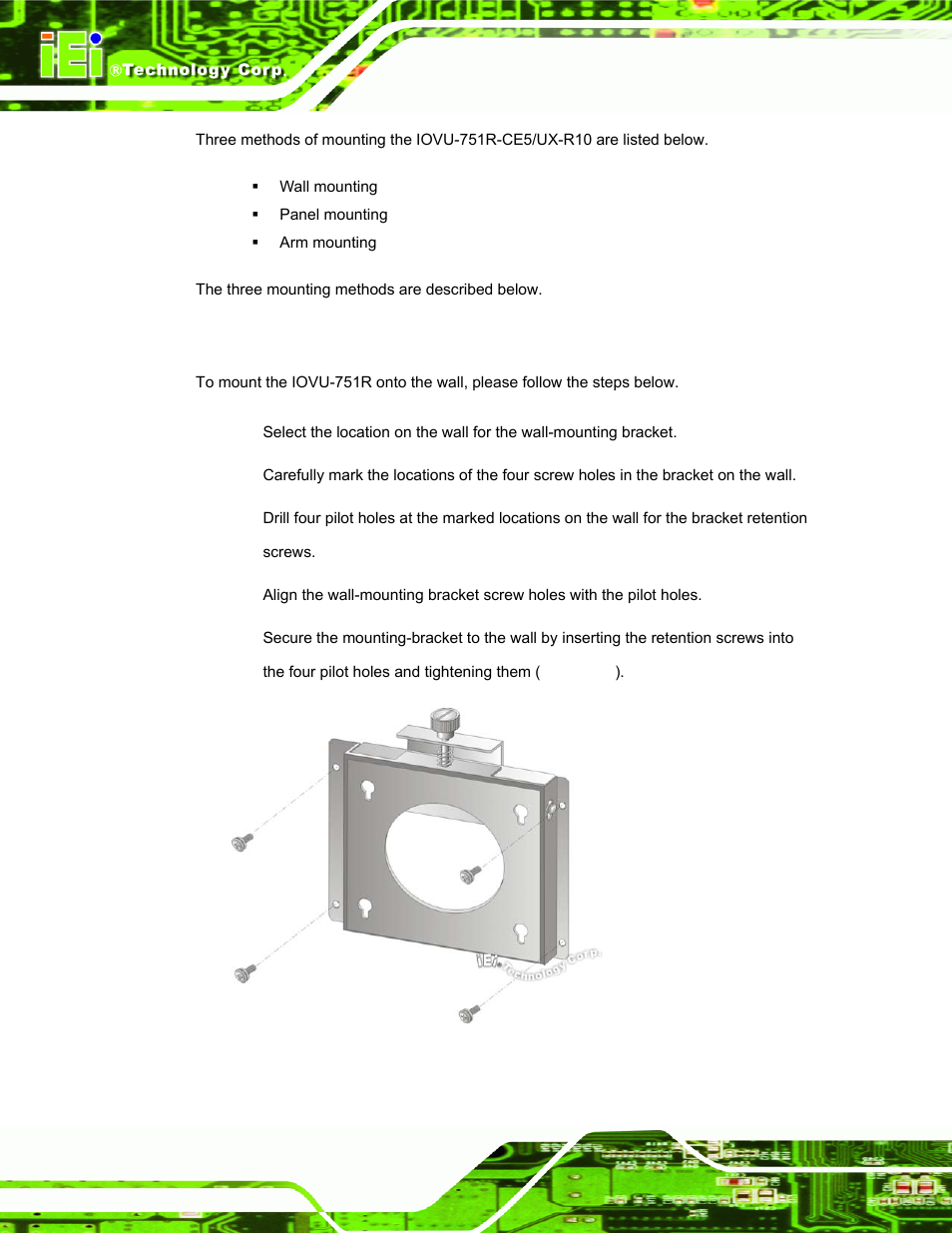 1 wall mounting | IEI Integration IOVU-751R User Manual | Page 39 / 58