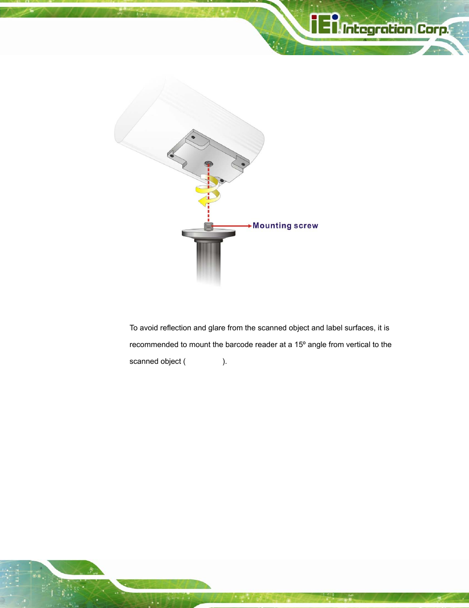 Figure 3-2: mounting the itdb-100l | IEI Integration ITDB-100L User Manual | Page 26 / 87