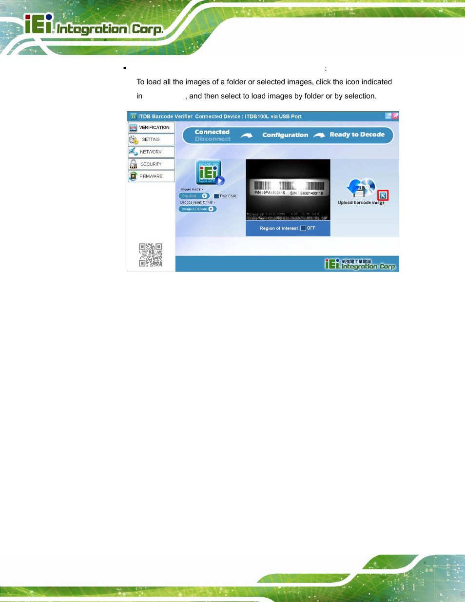 Figure 5-16: loading images | IEI Integration ITDB-100L User Manual | Page 55 / 87