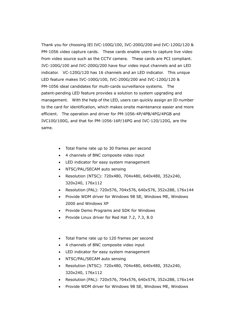 IEI Integration IVC-200G User Manual | Page 3 / 34