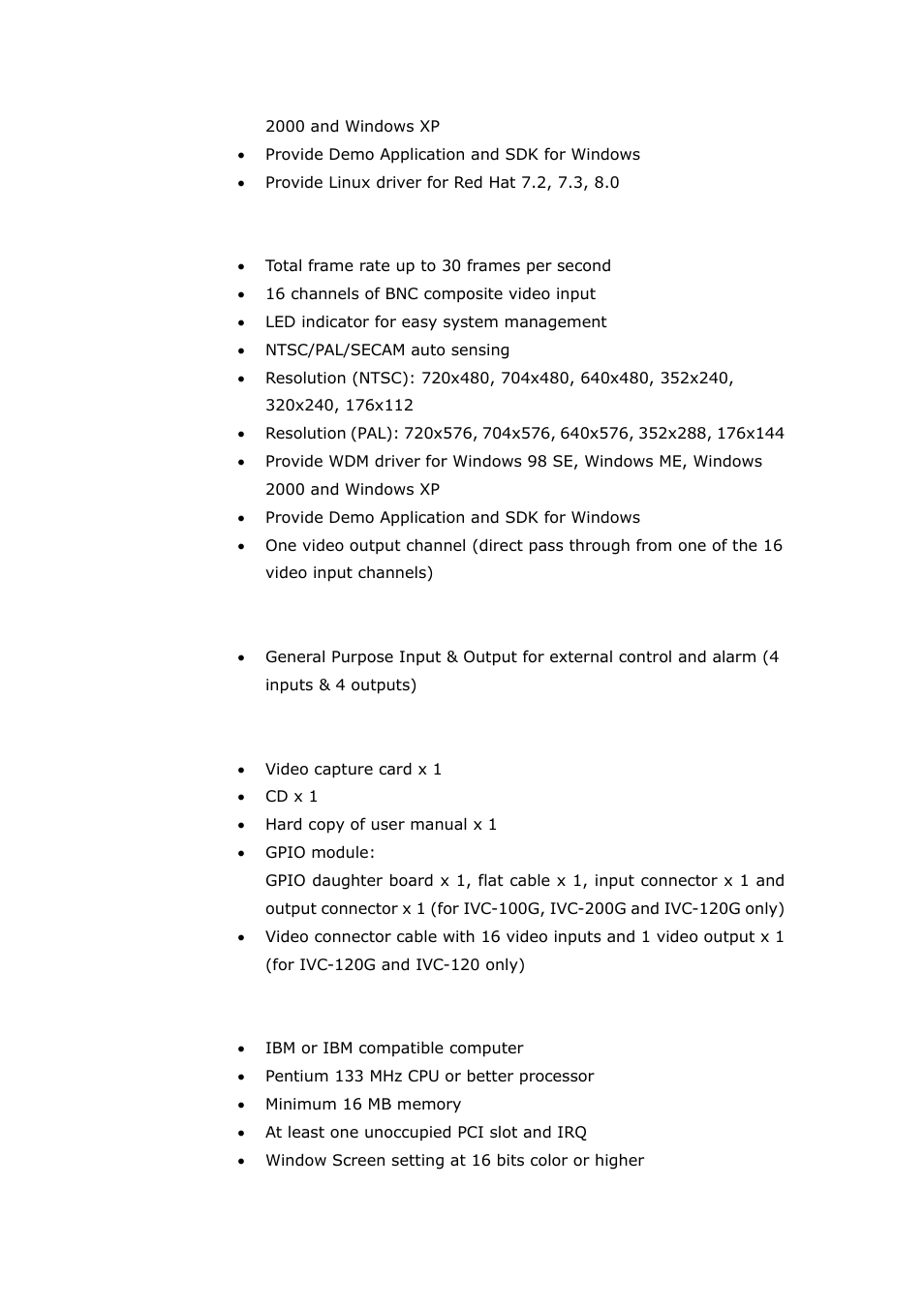 IEI Integration IVC-200G User Manual | Page 4 / 34