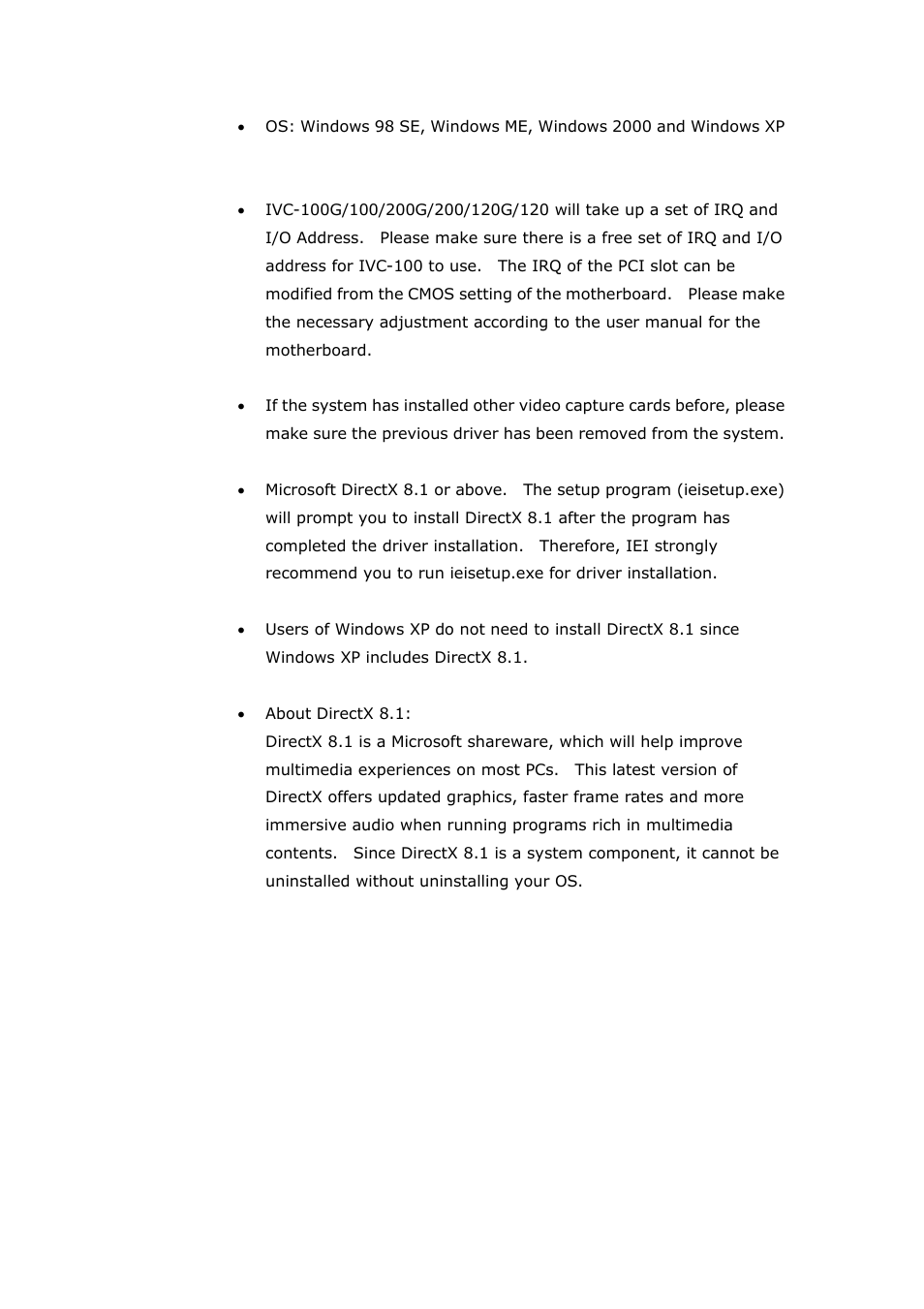 IEI Integration IVC-200G User Manual | Page 5 / 34