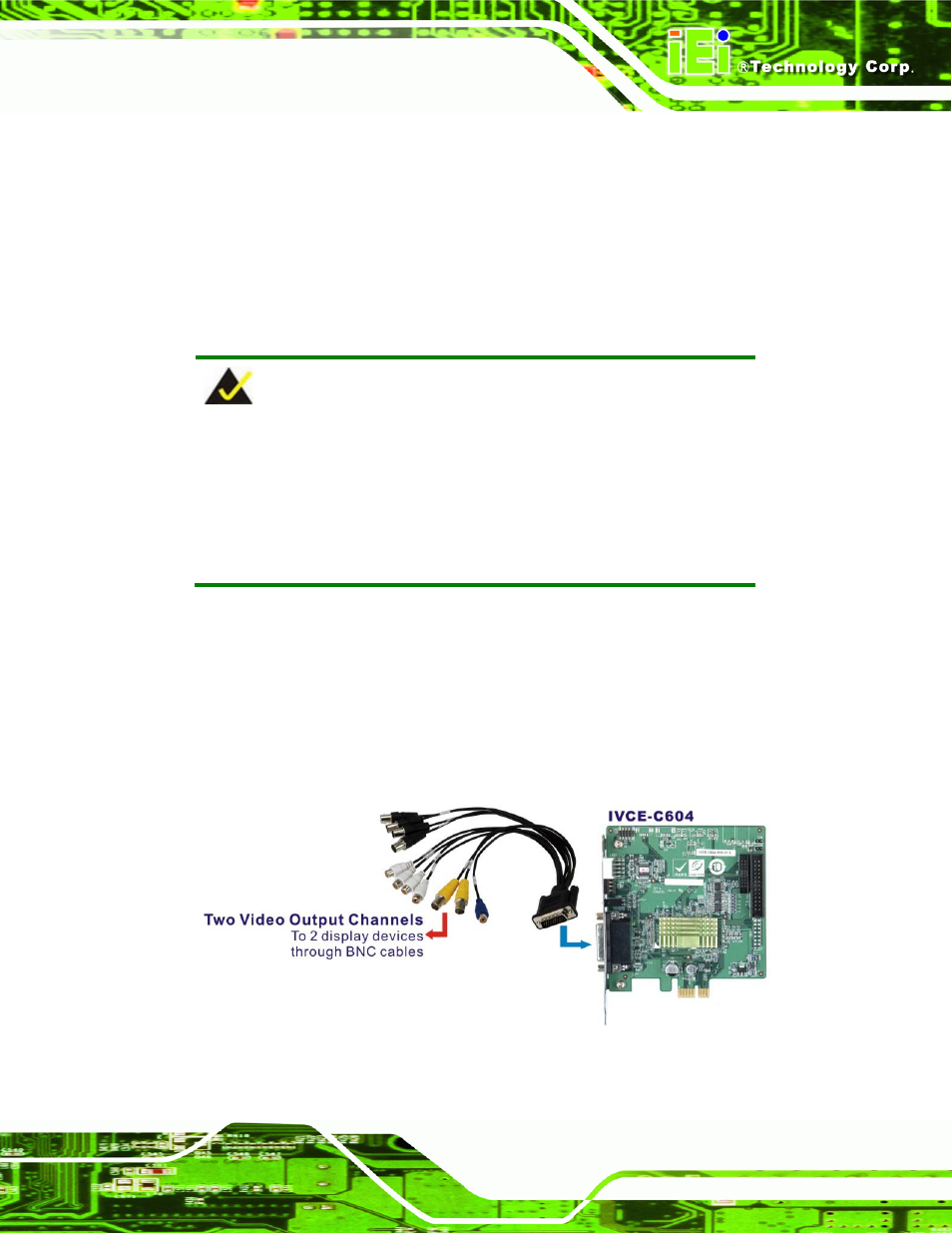 7 video output connection | IEI Integration IVCME-C604 User Manual | Page 49 / 81