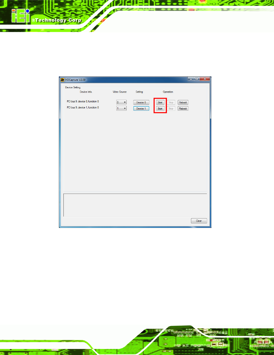 3 video capture, Ideo, Apture | IEI Integration HDC-502E_SDK_Windows User Manual | Page 24 / 57