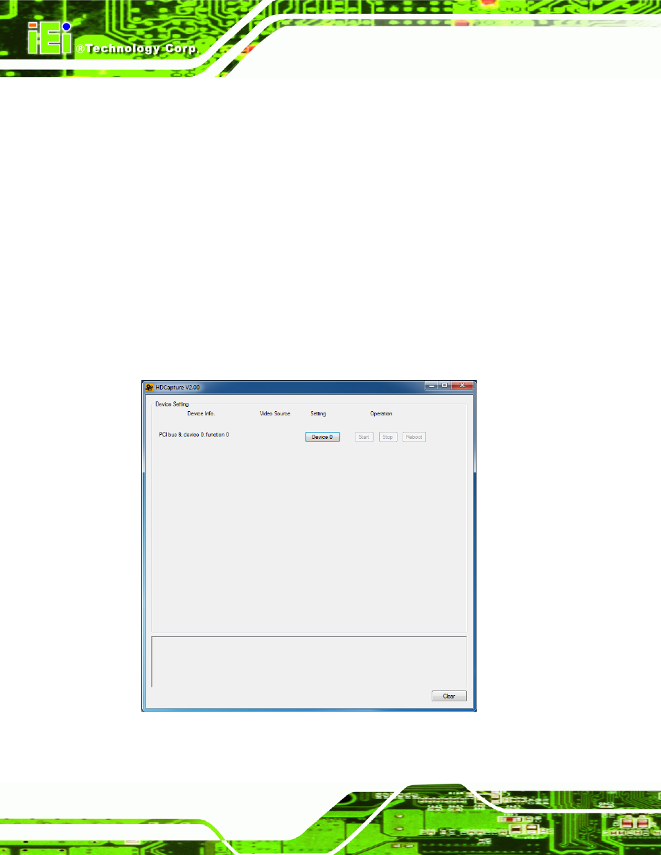 1 hdcapture overview, 2 video capture, Apture | Verview, Ideo, Figure 4-1: hdcapture | IEI Integration HDC-4x-Series User Manual | Page 33 / 65