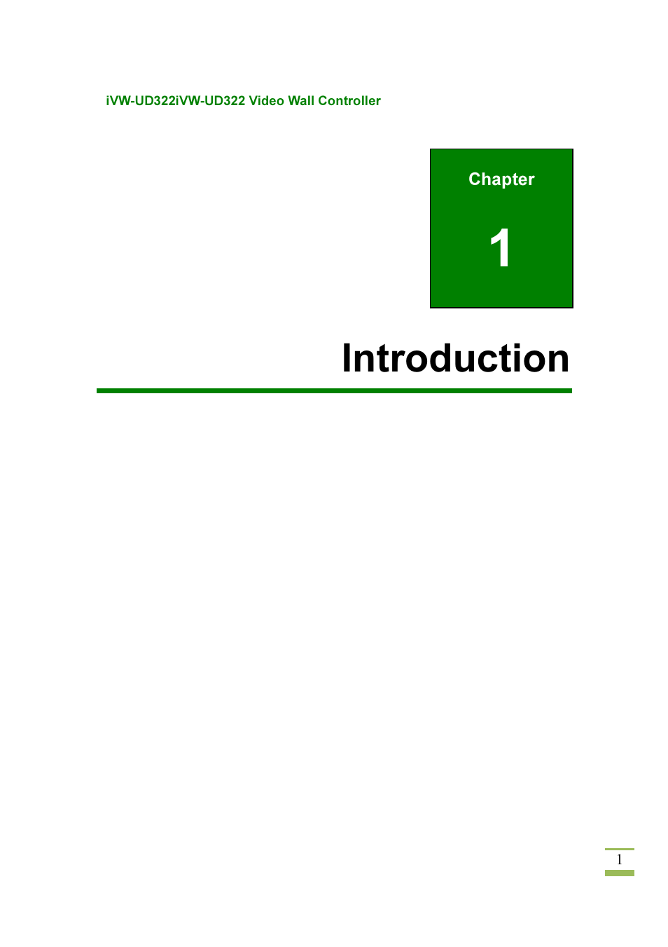 1introduction | IEI Integration iVW-UD322 User Manual | Page 8 / 56