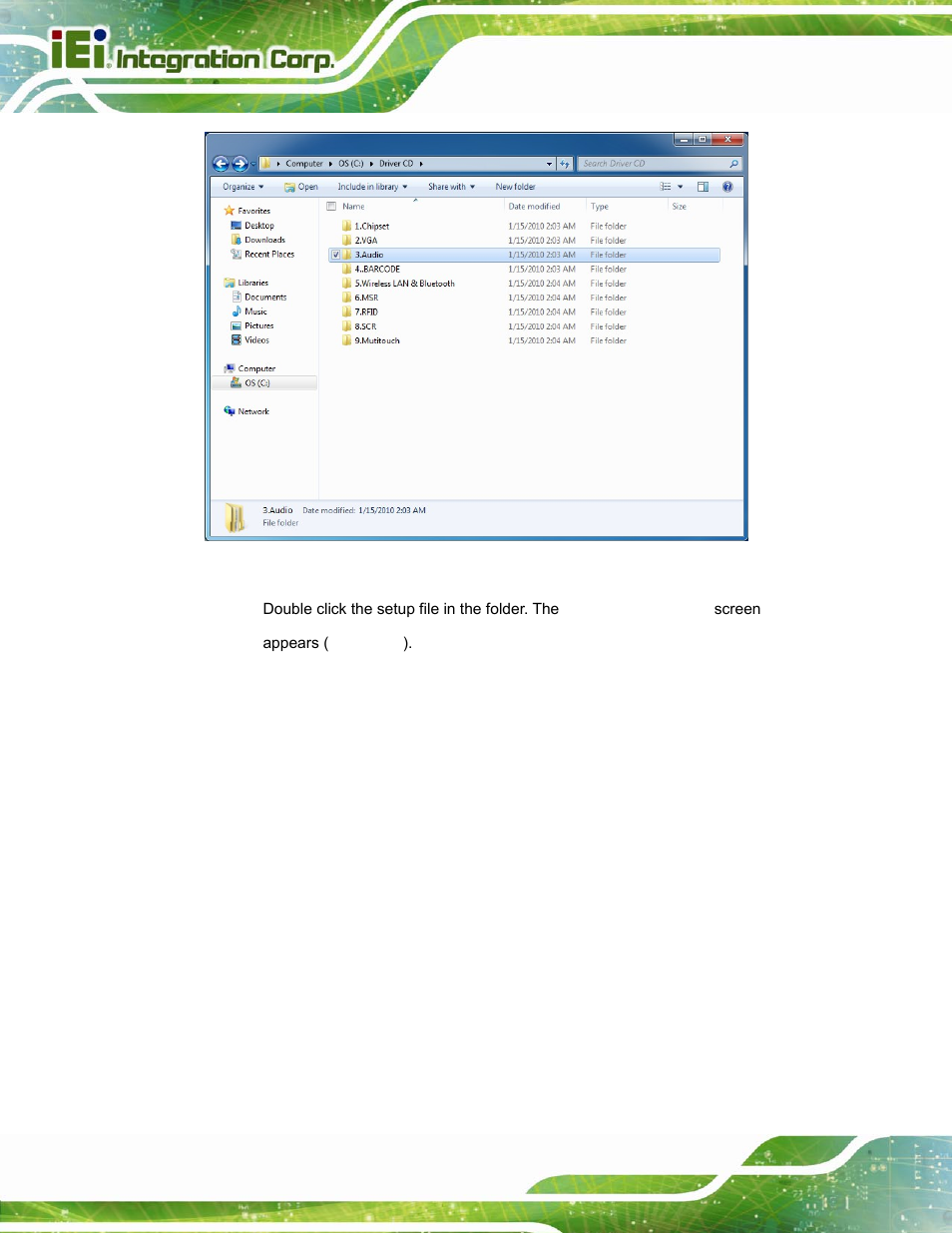 Figure 4-5: speaker and microphone driver location | IEI Integration ICECEARE-10W User Manual | Page 52 / 107