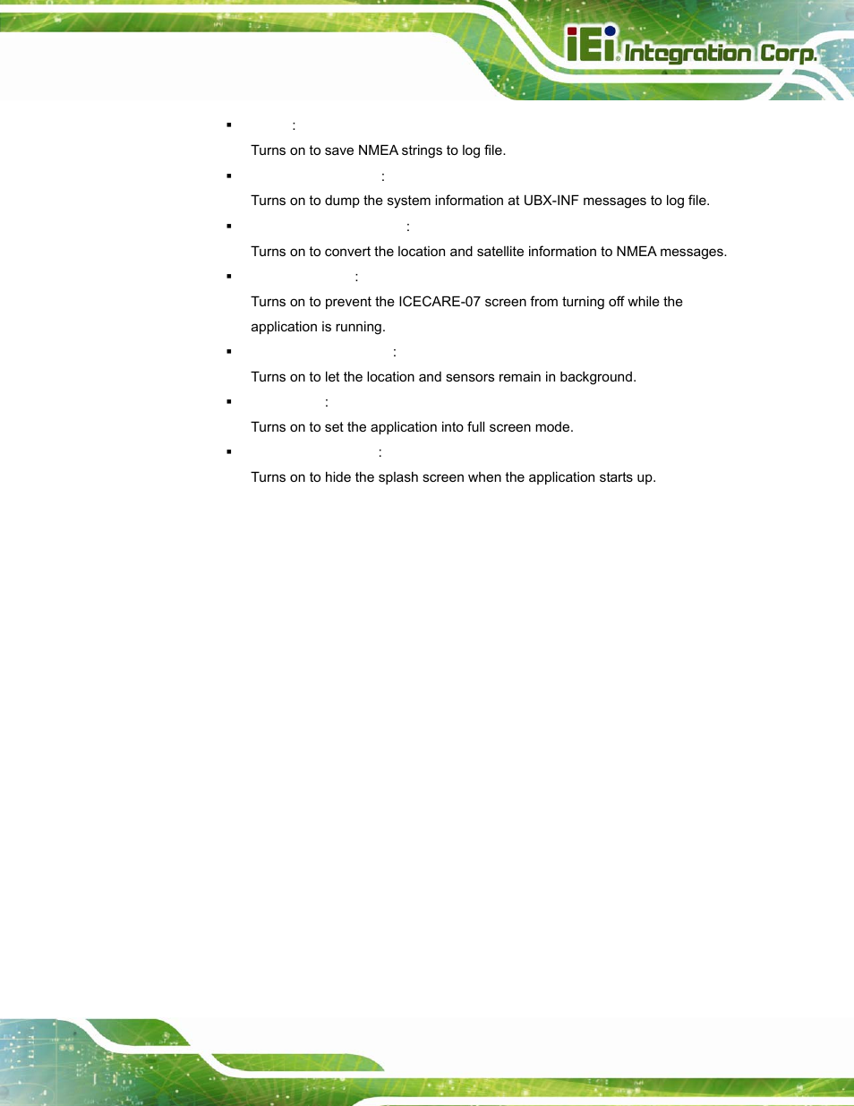 IEI Integration ICECARE 7 User Manual | Page 72 / 95