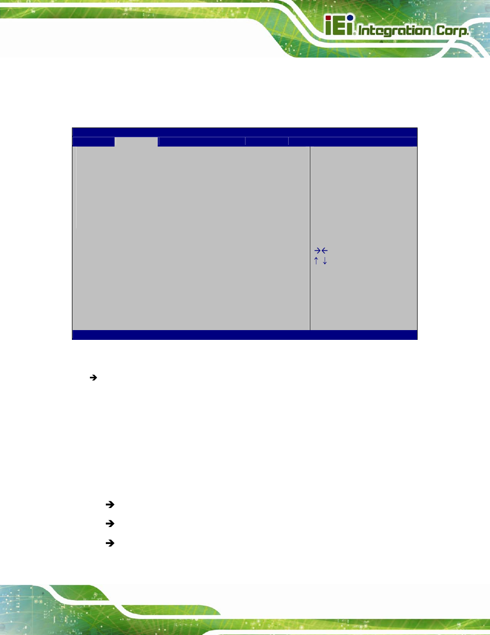 4 usb configuration, Bios menu 6: usb configuration | IEI Integration AVL-3000 User Manual | Page 55 / 151