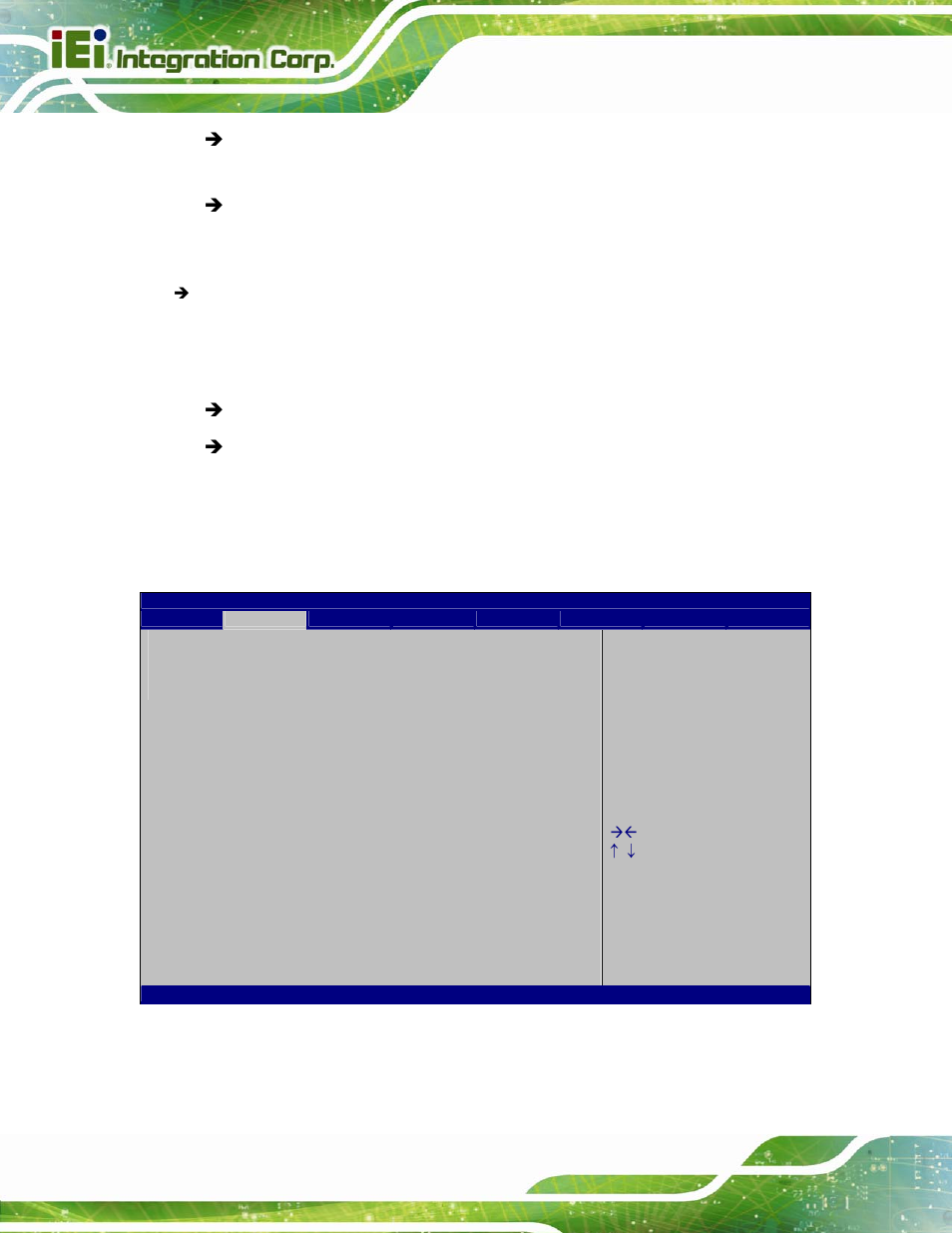 9 iei feature, Bios menu 13: iei feature | IEI Integration AVL-3000 User Manual | Page 66 / 151