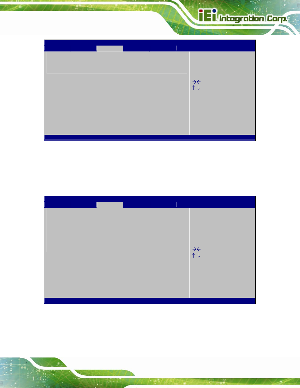 1 host bridge configuration, Bios menu 15: chipset, Bios menu 16: host bridge configuration | IEI Integration AVL-3000 User Manual | Page 69 / 151