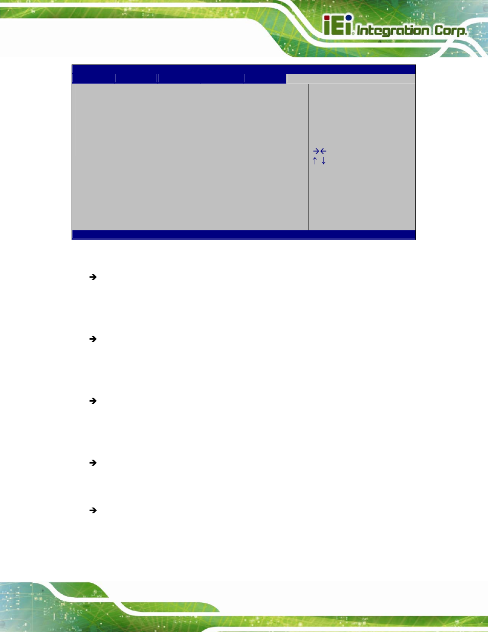 Bios menu 21:exit | IEI Integration AVL-3000 User Manual | Page 75 / 151