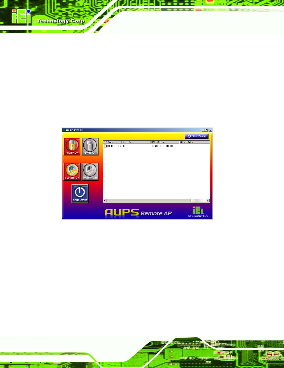 Figure 4-17: iei remote ap | IEI Integration AUPS-AB10-20 v1.00 User Manual | Page 43 / 50