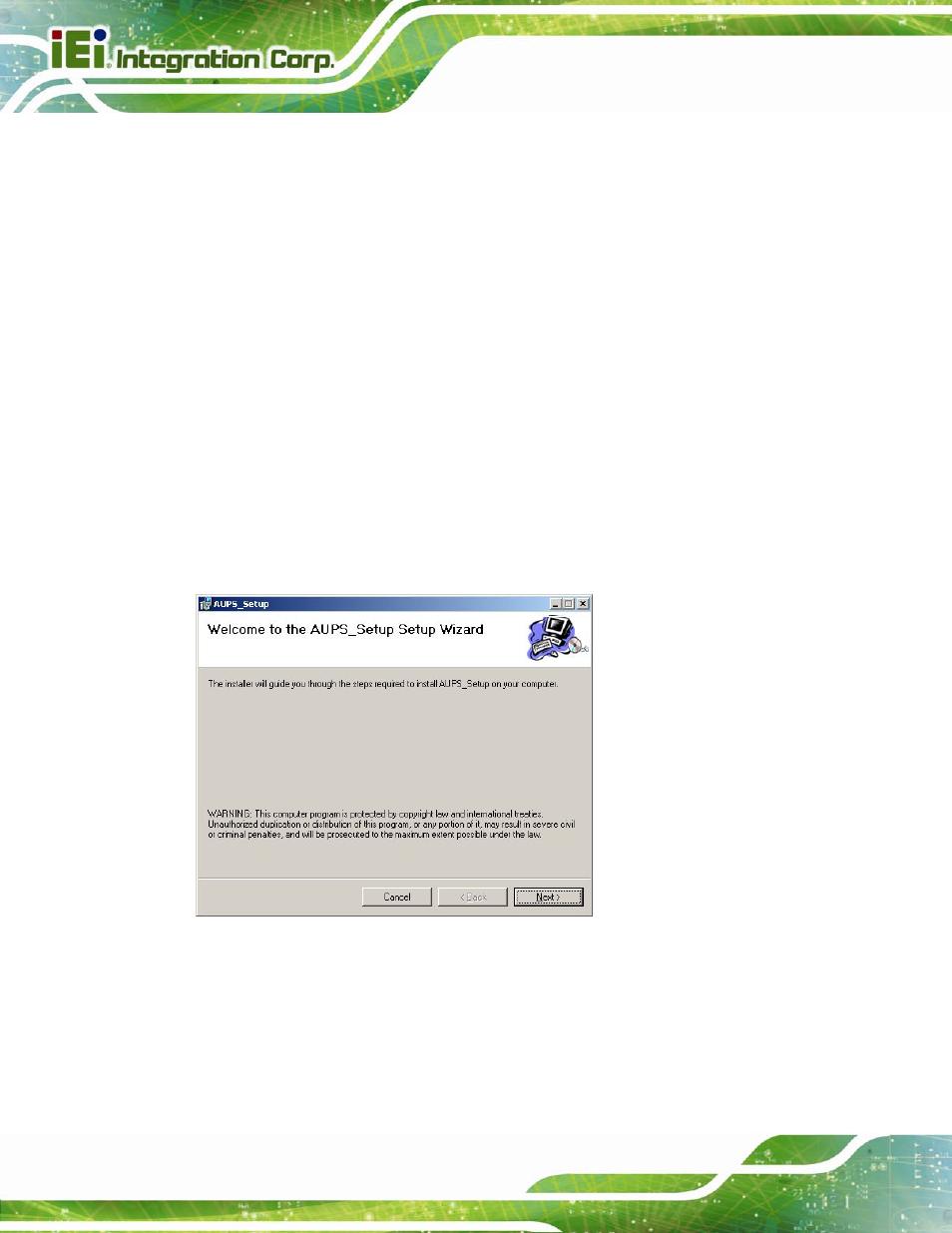 1 introduction, 2 monitoring dc power and smart battery, 1 application installation | IEI Integration AUPS-AB10-20 v1.01 User Manual | Page 32 / 55